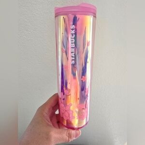 NWT Starbucks 2025 LATAM Floral Tumbler, 16 Oz